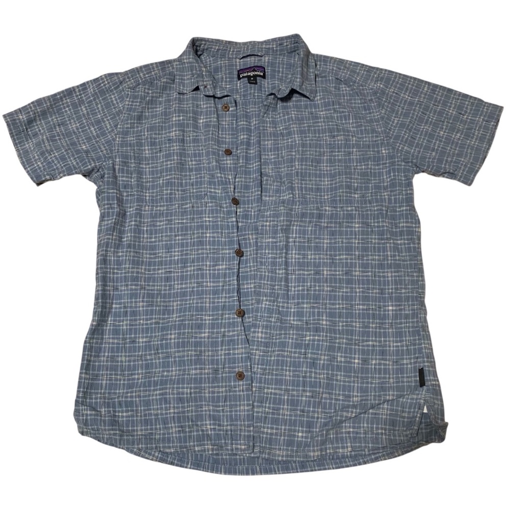 Patagonia Blue Casual Button Down Shirt